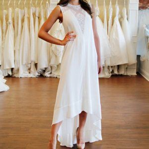 BCBG White Denisa gown
